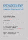 ICC CALIFORNIA UST SERVICE TECHNICIAN EXAM &vert;&vert; LATELY UPDATED 2026 QUESTIONS AND 100&percnt; CORRECT ANSWERS GRADED A&plus;&vert;&vert; LATEST AND COMPLETE UPDATE 2026 WITH VERIFIED SOLUTIONS&vert;&vert; GUARANTEED PASS&excl;&excl;