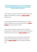 ATI Pharmacology Made Easy - Intro to Pharmacology &NewLine;Exam Newest 2026 Questions and Correct Detailed &NewLine;Answers Already Graded A&plus; 