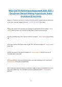 WGU C207 PA Performance Assessment 2026 &ndash; Data-Driven Decision Making Task 1 & Task 2 Complete Guide with Excel Analysis & Business Report Support