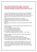 ADULT HEALTH 2 HESI TEST BANK ACTUAL EXAM &NewLine;COMPLETE QUESTIONS AND CORRECT DETAILED &NewLine;ANSWERS &lpar;VERIFIED ANSWERS&rpar; LATEST UPDATE 2026-2027 &NewLine; &NewLine; &NewLine;