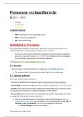Personen en familierecht &vert; Personen &vert; UA &vert; Boek volledig