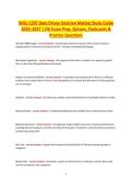 WGU C207 Data Driven Decision Making Ultimate Bundle 2026&ndash;2027 &ndash; OA Exam Prep&comma; PA Performance Assessment&comma; Quizzes&comma; Flashcards & Study Guides