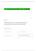 CFP exam