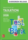 Test Bank Principles of Taxation for Business and Investment Planning 2026 Release By Sally Jones&comma; Shelley Rhoades- Catanach