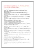 HESI EXIT RN V3 QUESTIONS AND VERIFIED ANSWERS &NewLine;LATEST UPDATE ASSURED PASS