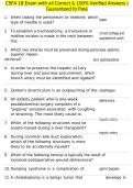CSFA 18 Exam with all Correct & 100&percnt; Verified Answers &vert;Guaranteed to Pass