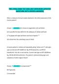 TRAUMA NURSING CORE COURSE &lpar;TNCC&rpar; FINAL EXAM TEST QUESTIONS AND ANSWERS 