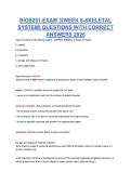 BIOS251-EXAM 3&lpar;WEEK 6-SKELETAL &NewLine;SYSTEM&rpar; QUESTIONS WITH CORRECT &NewLine;ANSWERS 2026