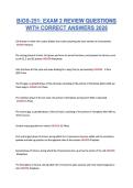 BIOS-251&colon; EXAM 2 REVIEW QUESTIONS &NewLine;WITH CORRECT ANSWERS 2026