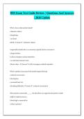 RBS EXAM QUESTION WITH CORRECT ANSWERS &sol; 2026 UPDATED REVIEW & RBS Exam Test Guide Review &sol; Questions And Answers &sol; 2026 Update