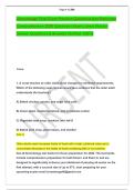 Gerontology Final Exam Practice Questions And Rationale &NewLine;Comprehensive 2026 Questions Exam Latest Version &NewLine;Solved  Questions & Answers Verified  100 &percnt; 