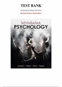  Test Bank for Introducing Psychology Fifth Edition &lpar;Daniel Schacter&comma; 2020&rpar; Chapter 1-15 &vert; All Chapters