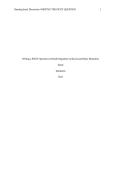 PICOT Question Assignment&colon; Health Disparities in Racial & Ethnic Minorities
