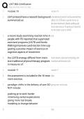 LSVT BIG Certification &sol; score 100&percnt; &sol; 2025 update &sol; Parkinson's physical therapy exam prep study guide