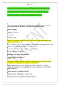 Nursing Home Administration Questions And Rationale &NewLine;Comprehensive 2026 Questions Exam Latest Version &NewLine;Solved  Questions & Answers Verified  100 &percnt; 