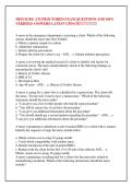 MED SURG ATI PROCTORED EXAM QUESTIONS AND 100&percnt; &NewLine;VERIFIED ANSWERS LATEST UPDATE&excl;&excl;&excl;&excl;&excl;&excl;&excl;&excl;&excl;&excl;&excl;&excl;&excl;&excl;&excl;