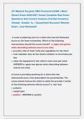 ATI Medical Surgical CMS Proctored EXAM &vert;&vert; Most &NewLine;Recent Exam 2026&sol;2027 Actual Complete Real Exam &NewLine;Questions And Correct Answers &lpar;Verified Answers&rpar; &NewLine;Already  Graded  A&plus; &vert; Guaranteed Success&excl;&excl; Newest &NewLine;Exam &vert; Just Released&excl;&excl;