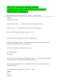 NU 311&colon; Exam 2 Study Guide Questions with All Correct Answers 2026-2027 Updated&period;
