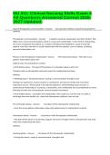 NU 311&colon; Clinical Nursing Skills Exam 4 All Questions Answered Correct 2026-2027 Updated&period;