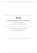 ACLS Advanced Cardiovascular Life Support &ndash; Final Practice Examination &vert; 2026&sol;2027 &ndash; 50 Questions with Correct Answers & Detailed Rationales