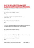 2026 VA HIC LICENSE EXAM PREP&NewLine;QUESTIONS WITH CORRECT ANSWERS