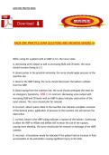 AACN Practice Exam &ndash; Questions and Answers &lpar;A&plus; Grade&rpar;