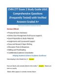 CMN 277 Exam 2 Study Guide UIUC Comprehensive Questions &lpar;Frequently Tested&rpar; with Verified Answers Graded A&plus;