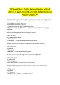 CSFA ASA Study Guide&colon; Wound healing with all Correct & 100&percnt; Verified Answers &vert;Latest Version &vert;Already Graded A&plus;