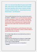 CDW 110v Caboodle Data Model Fundamentals EXAMS  &vert;&vert; Most Recent Exams 2026-2027 