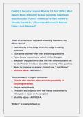 CLASS D Security License Module 1-3 Test 2026 &vert;&vert; Most &NewLine;Recent Exam 2026-2027 Actual Complete Real Exam &NewLine;Questions And Correct Answers &lpar;Verified Answers&rpar; &NewLine;Already Graded A&plus; &vert; Guaranteed Success&excl;&excl; Newest &NewLine;Exam &vert; Just Released&excl;&excl; 