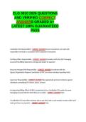 CLG 0010 2023 exam QUESTIONS AND VERIFIED CORRECT ANSWERS GRADED A&plus; -LATEST 2026-2027- 100- GUARANTEED PASS&period;docx&NewLine;&NewLine;