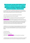 REX-PN practice questions 2026 NEWEST EXAM COMPLETE 350 QUESTIONS AND CORRECT DETAILED ANSWERS &lpar;VERIFIED ANSWERS&rpar; ALREADY GRADED A&plus; BRAND NEW&excl;&excl;