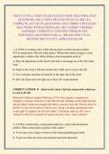 NBCOT COTA LATEST EXAM 2026&sol;2027 HIGH YIELD PRACTICE QUESTIONS AND A NEW UPDATED STUDY GUIDE ALL &NewLine;COMPLETE ACCURATE QUESTIONS AND CORRECT DETAILED &NewLine;SOLUTIONS WITH RATIONALES &lpar;100&percnt; EXPERT VERIFIED &NewLine;ANSWERS&rpar; CURRENTLY UPDATED VERSION 2026 &NewLine;EDITION&vert;GUARA