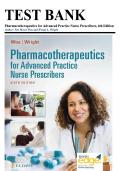 Pharmacotherapeutics for Advanced Practice Nurse Prescribers &lpar;6th Ed&period;&rpar; &ndash; Test Bank