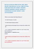Dell Tech Certification PREP ACTUAL 2026 &vert;&vert; MOST &NewLine;RECENT EXAM 2026-2027 ACTUAL COMPLETE REAL &NewLine;EXAM QUESTIONS AND CORRECT ANSWERS &NewLine;&lpar;VERIFIED ANSWERS&rpar; ALREADY GRADED A&plus; &vert; &NewLine;GUARANTEED SUCCESS&excl;&excl; NEWEST  EXAM &vert;                     &NewLine;JUST RELEASED&excl;&excl;