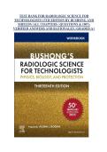 Test Bank for Radiologic Science for Technologists 13th Edition Bushong and Shields