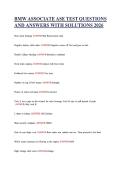 MW Members Actual EXAM with &NewLine;Multiple Choice Questions and Verified &NewLine;Answers 100&percnt; &vert; A&plus; Graded 2026