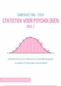 Samenvatting Theorie Statistiek Voor Psychologen&comma; Deel 2 