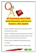 AP Psychology Unit 6 Learning & Conditioning Exam Questions and Answers &lpar;60&plus; Practice Questions&rpar; &vert; Behavioral Psychology&comma; Reinforcement & Observational Learning