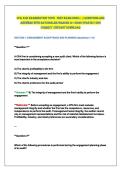 CPA AUD ExAminAtion toPiC tESt ExAm 2026&vert;&vert;&vert;&vert;qUEStionS AnD&NewLine;AnSwErS with rAtionAlES&sol;grADED A&plus;&sol;2026 UPDAtE&sol;100&percnt;&NewLine;CorrECt &sol;inStAnt DownloAD 