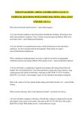 FISDAP PARAMEDIC AIRWAY AND BREATHING EXAM V2 &vert; COMPLETE QUESTIONS WITH EXPERT SOLUTIONS &vert; 2026 LATEST UPDATED &vert; GET A&plus;