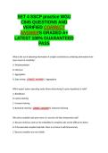 SET 1-4 SSCP practice EXAM WGU C845 QUESTIONS AND VERIFIED CORRECT ANSWERS GRADED A&plus; -LATEST 2026-2027- 100- GUARANTEED PASS&period;docx&NewLine;&NewLine;