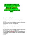 SET 9 SSCP practice EXAM WGU C845 QUESTIONS AND VERIFIED CORRECT ANSWERS GRADED A&plus; -LATEST 2026-2027- 100- GUARANTEED PASS&period;docx&NewLine;&NewLine;