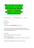 WGU C845 &lpar;ISC&rpar;2 Certified in Cybersecurity - Exam Prep QUESTIONS AND VERIFIED CORRECT ANSWERS GRADED A&plus; -LATEST 2026-2027- 100- GUARANTEED PASS&period;docx&NewLine;&NewLine;