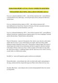 FISDAP PARAMEDIC ACTUAL  EXAM &vert; COMPLETE QUESTIONS WITH EXPERT SOLUTIONS &vert; 2026 LATEST UPDATED &vert; GET A&plus;