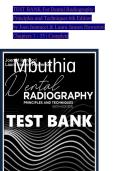 Test Bank for Dental Radiography Principles and Techniques 6th Edition