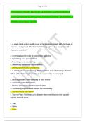 Population Health Exam &num;3 Questions Comprehensive &NewLine;2026 Questions Exam Latest Version Solved  Questions & &NewLine;Answers Verified  100 &percnt; 