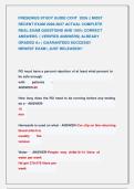 FRESENIUS STUDY GUIDE CCHT  2026 &vert;&vert; MOST &NewLine;RECENT EXAM 2026-2027 ACTUAL COMPLETE                     &NewLine;REAL EXAM QUESTIONS AND 100&percnt; CORRECT &NewLine;ANSWERS  &lpar; VERIFIED ANSWERS&rpar; ALREADY    &NewLine;GRADED A&plus; &vert; GUARANTEED SUCCESS&excl;&excl;                     &NewLine;NEWEST EXAM &vert; JU