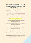 2026 ENPC Test Questions 6th Edition BUNDLE&colon; Questions & Complete Detailed Solutions &lpar;New 2026&sol;2027 Update&rpar;