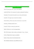DBMS - DATABASE MANAGEMENT SYSTEM EXAM Questions and Answers Latest Graded A&plus;
